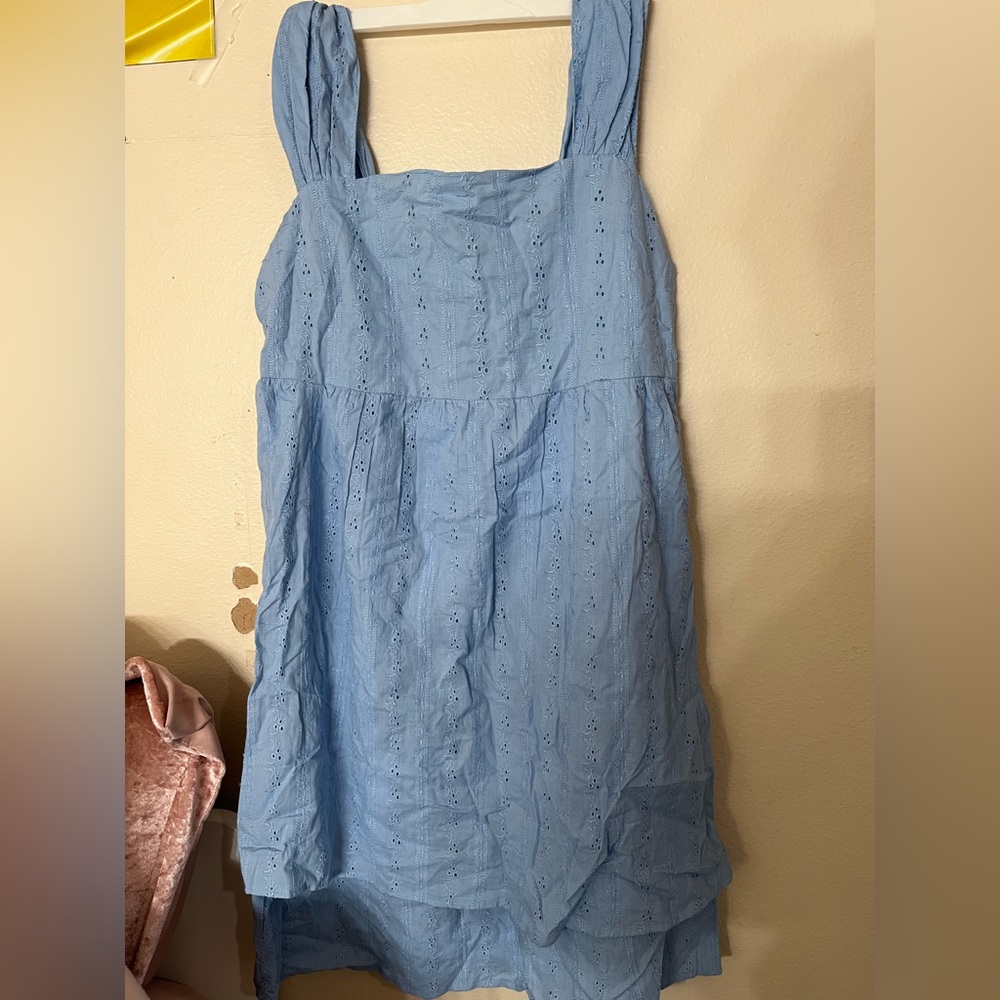 Blue dress